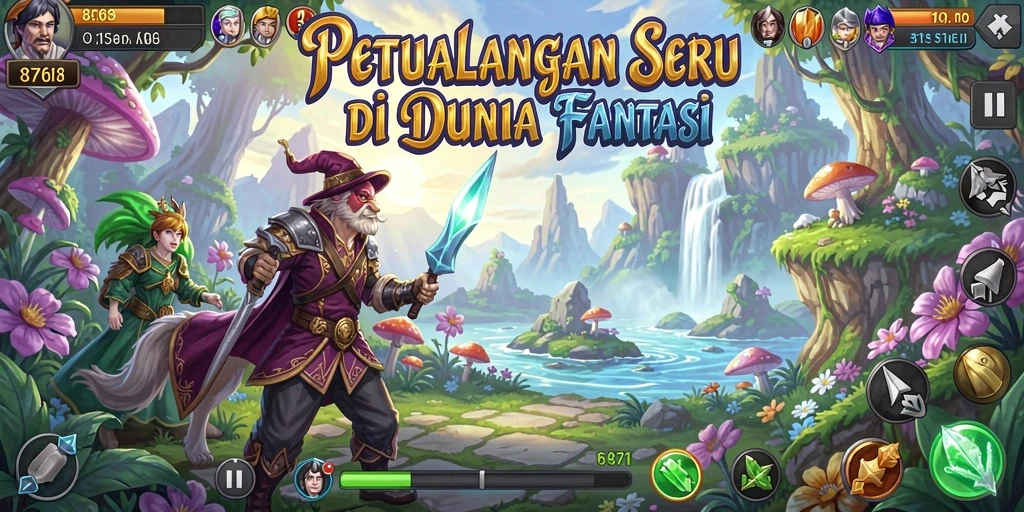Screenshot gameplay 8768 menampilkan petualangan yang mendebarkan dan grafik memukau.