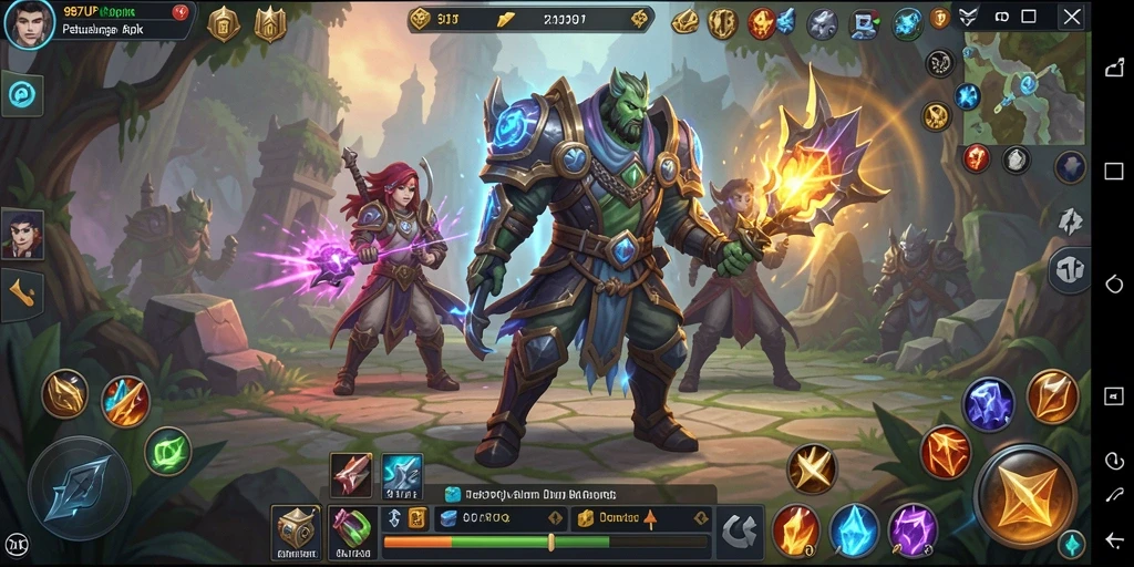 Tampilan gameplay yang seru dan interaktif di 987UP.