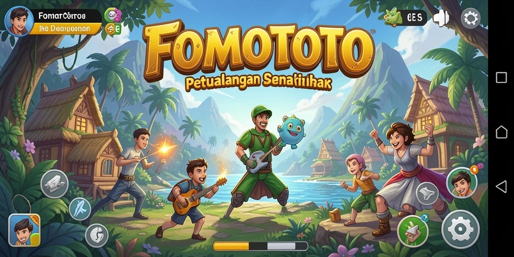 Gameplay menarik FOMOTOTO dalam petualangan yang menegangkan.
