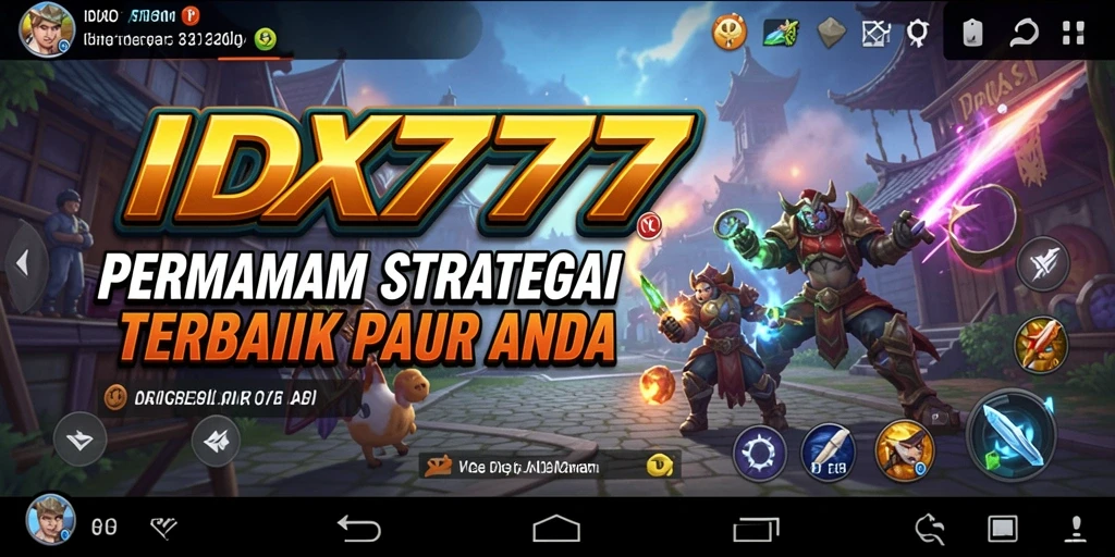 Tampilan gameplay IDX777 yang penuh strategi dan aksi.