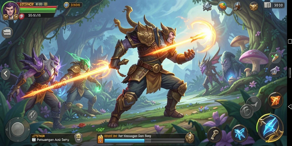 Tangkapan layar dari gameplay ARPG LETSTHOR yang menarik dan mendebarkan.