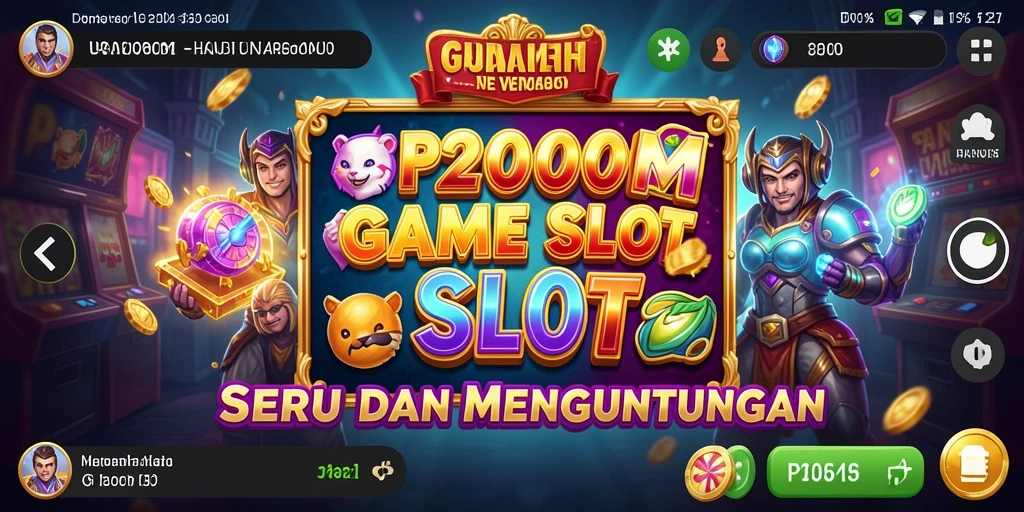 Screenshot menampilkan gameplay seru dan fitur menarik dari slot P200M.