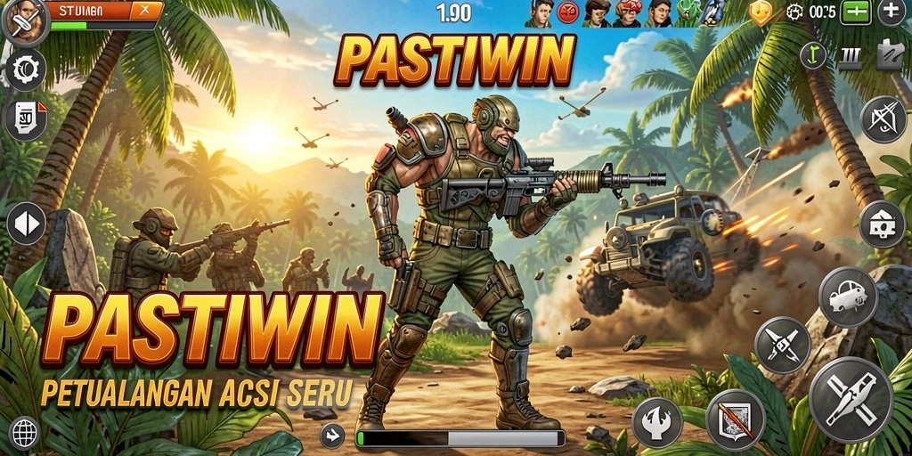 Gameplay seru dari PASTIWIN yang penuh aksi dan tantangan.