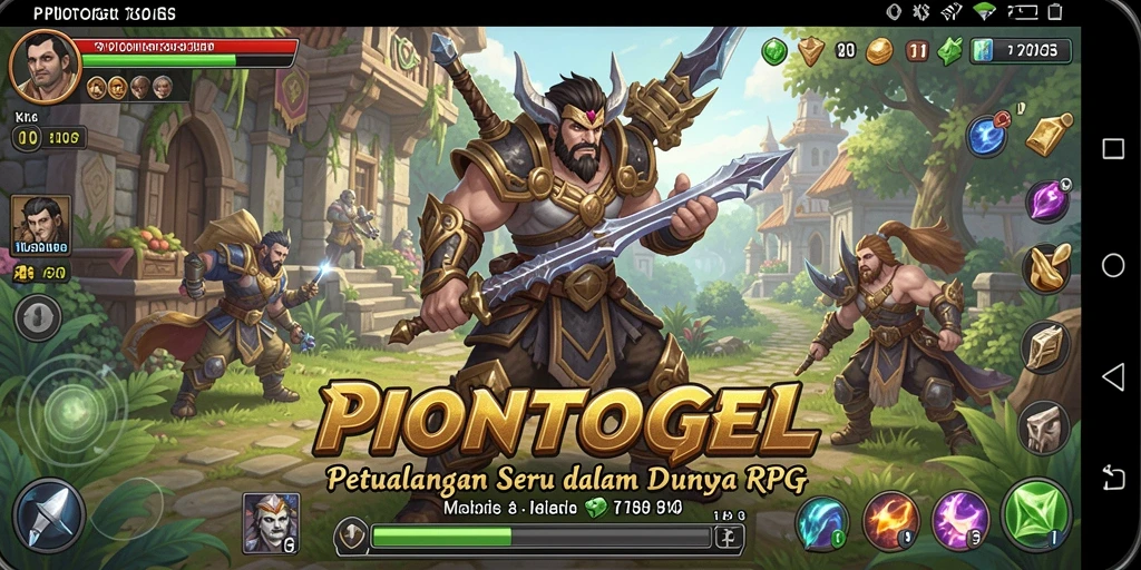 Tampilan gameplay RPG yang mengasyikkan dan mendebarkan dari PIONTOGEL.