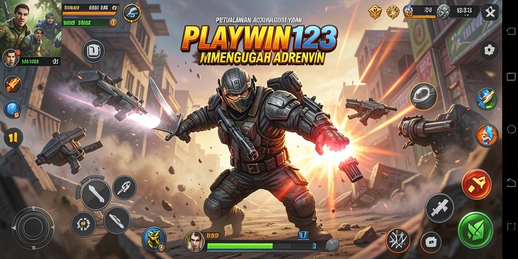 Gameplay intens dalam PLAYWIN123 menampilkan aksi mendebarkan di setiap sudut.