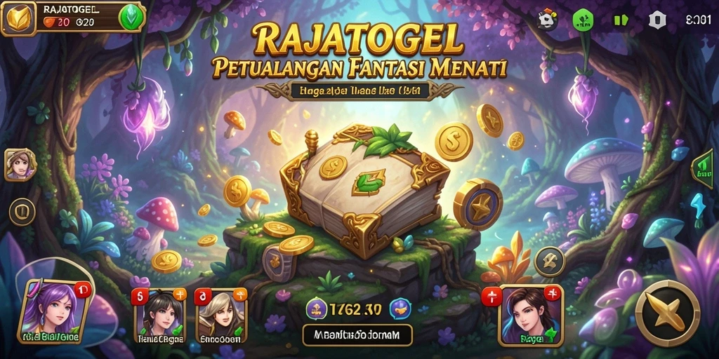 Tangkapan layar gameplay menunjukkan aksi pertempuran seru dalam RAJATOGEL.