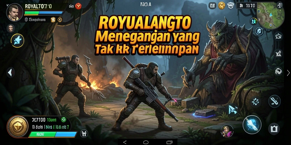 Tampilan gameplay menegangkan di dalam dunia <strong>ROYALTOTO</strong>.
