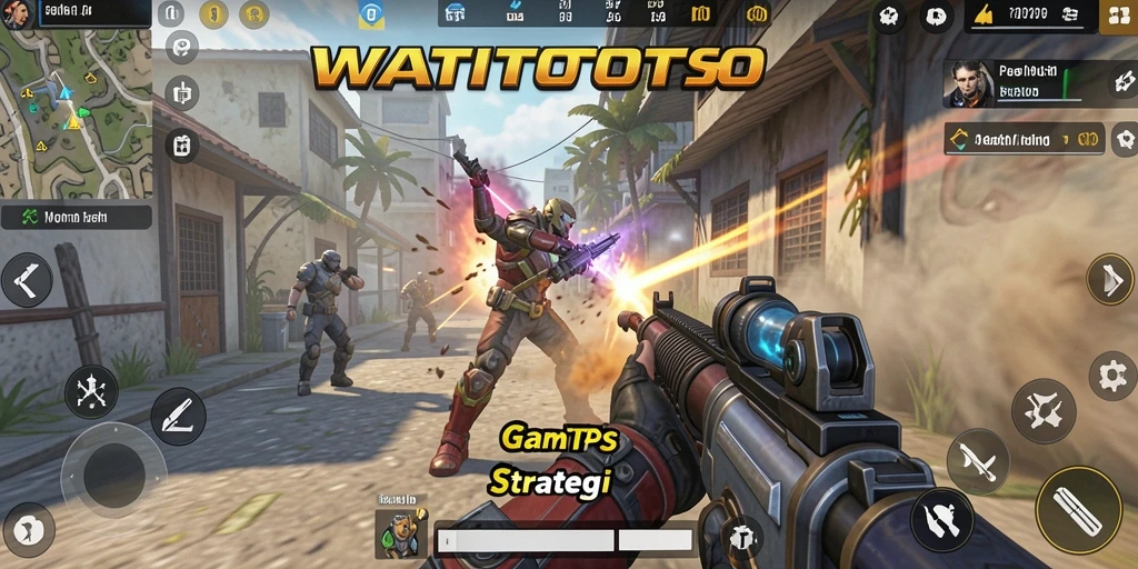 Tampilan gameplay WATITOTO yang mendebarkan dan penuh aksi.