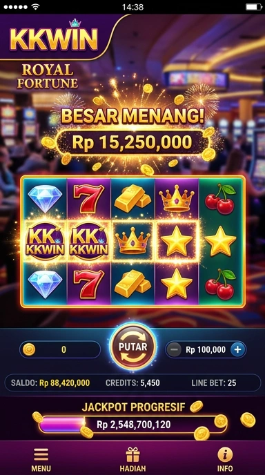 Proses unduh aplikasi di kkwin yang cepat dan aman.